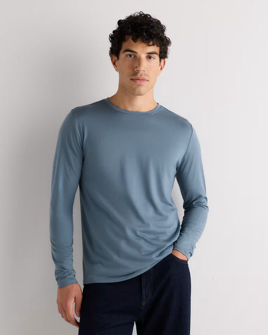 100% Merino Wool All-Season Long Sleeve Base Layer Tee - US 8303