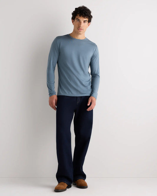 100% Merino Wool All-Season Long Sleeve Base Layer Tee - US 8303