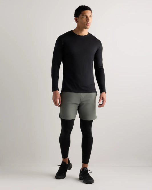 100% Merino Wool All-Season Long Sleeve Base Layer Tee - US 1045