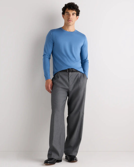 100% Merino Wool All-Season Long Sleeve Base Layer Tee - US 6300