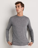 100% Merino Wool All-Season Long Sleeve Base Layer Tee - US 1972