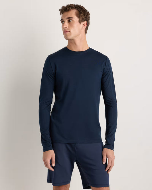 100% Merino Wool All-Season Long Sleeve Base Layer Tee - US 3558