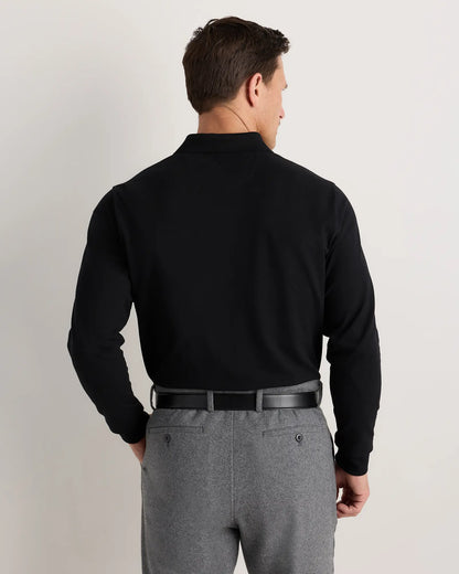 Organic Cotton Long Sleeve Pique Polo - US 5794