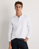 Organic Cotton Long Sleeve Pique Polo - US 7160