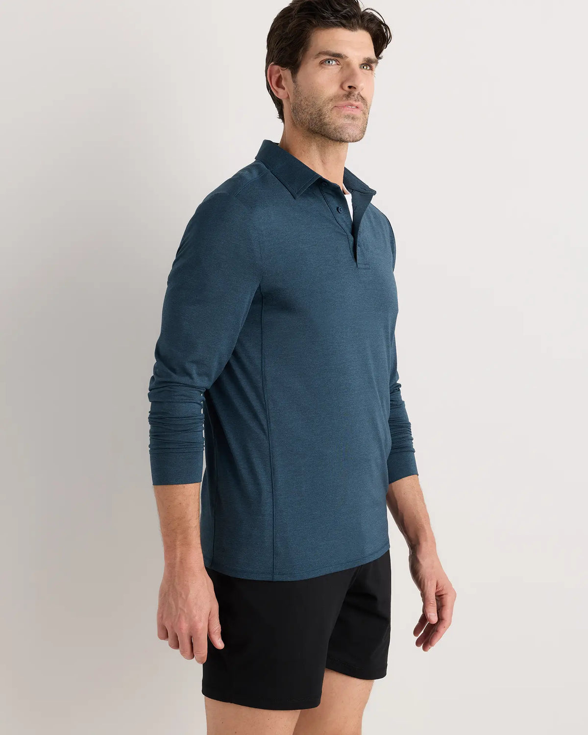 Flowknit Breeze Performance Long Sleeve Polo - US 9462