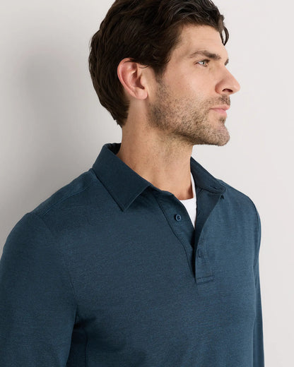 Flowknit Breeze Performance Long Sleeve Polo - US 9462