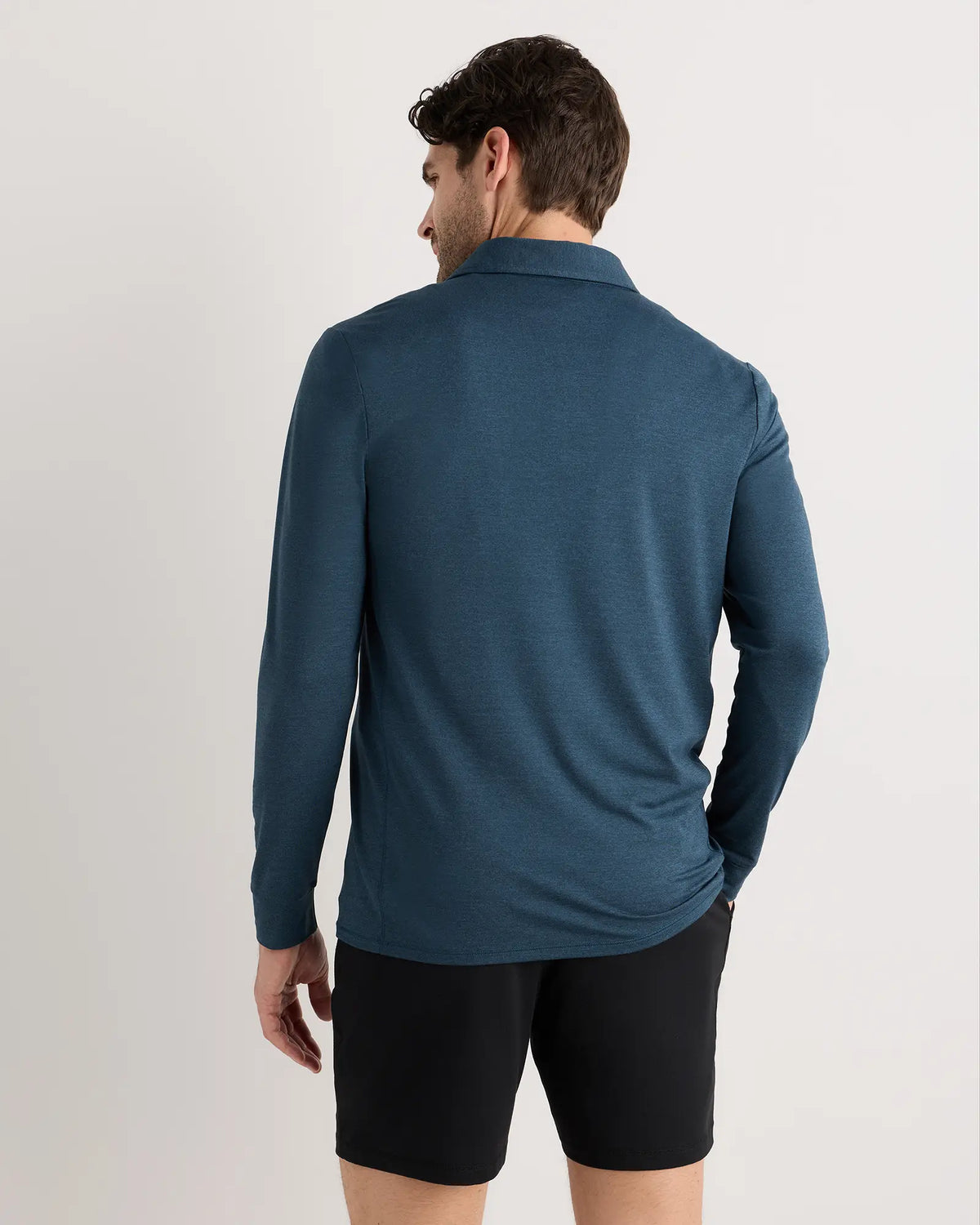 Flowknit Breeze Performance Long Sleeve Polo - US 9462