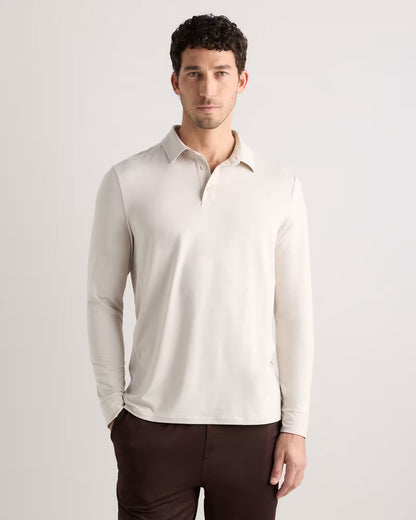 Flowknit Breeze Performance Long Sleeve Polo - US 0328