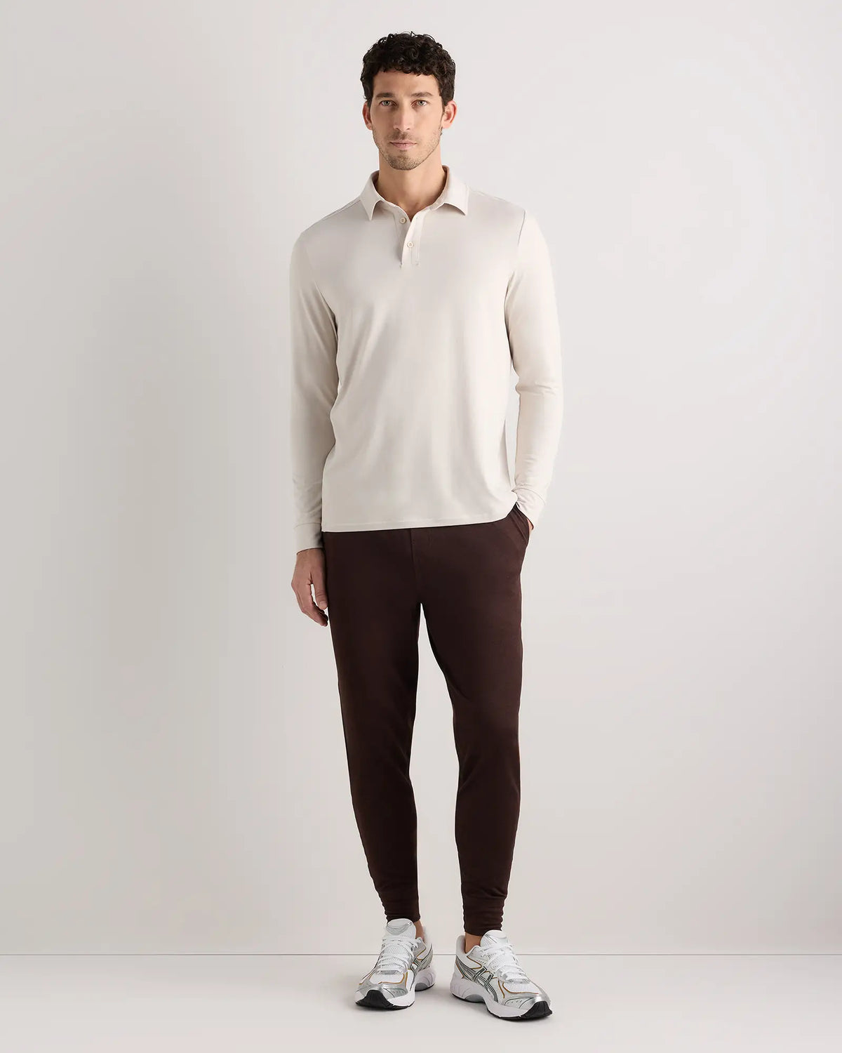 Flowknit Breeze Performance Long Sleeve Polo - US 0328
