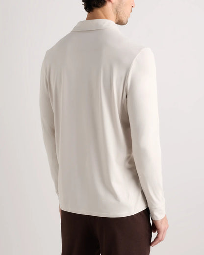 Flowknit Breeze Performance Long Sleeve Polo - US 0328