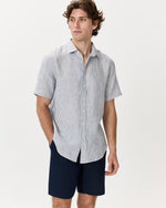 100% European Linen Relaxed Short Sleeve Shirt - US 6024