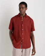 100% European Linen Relaxed Short Sleeve Shirt - US 4231