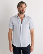 100% European Linen Relaxed Short Sleeve Shirt - US 7447