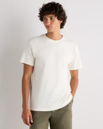 100% Organic Cotton Slub Crewneck Tee - US 0003