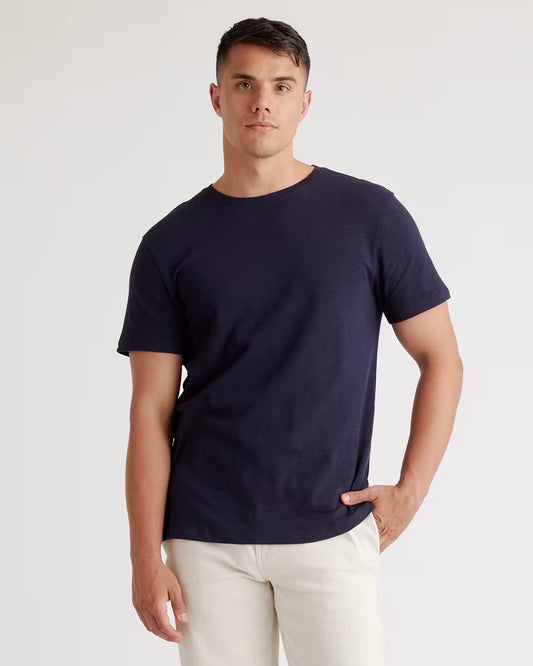 100% Organic Cotton Slub Crewneck Tee - US 3034