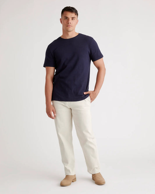 100% Organic Cotton Slub Crewneck Tee - US 3034