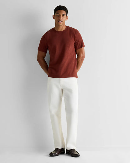 100% Organic Cotton Slub Crewneck Tee - US 8654