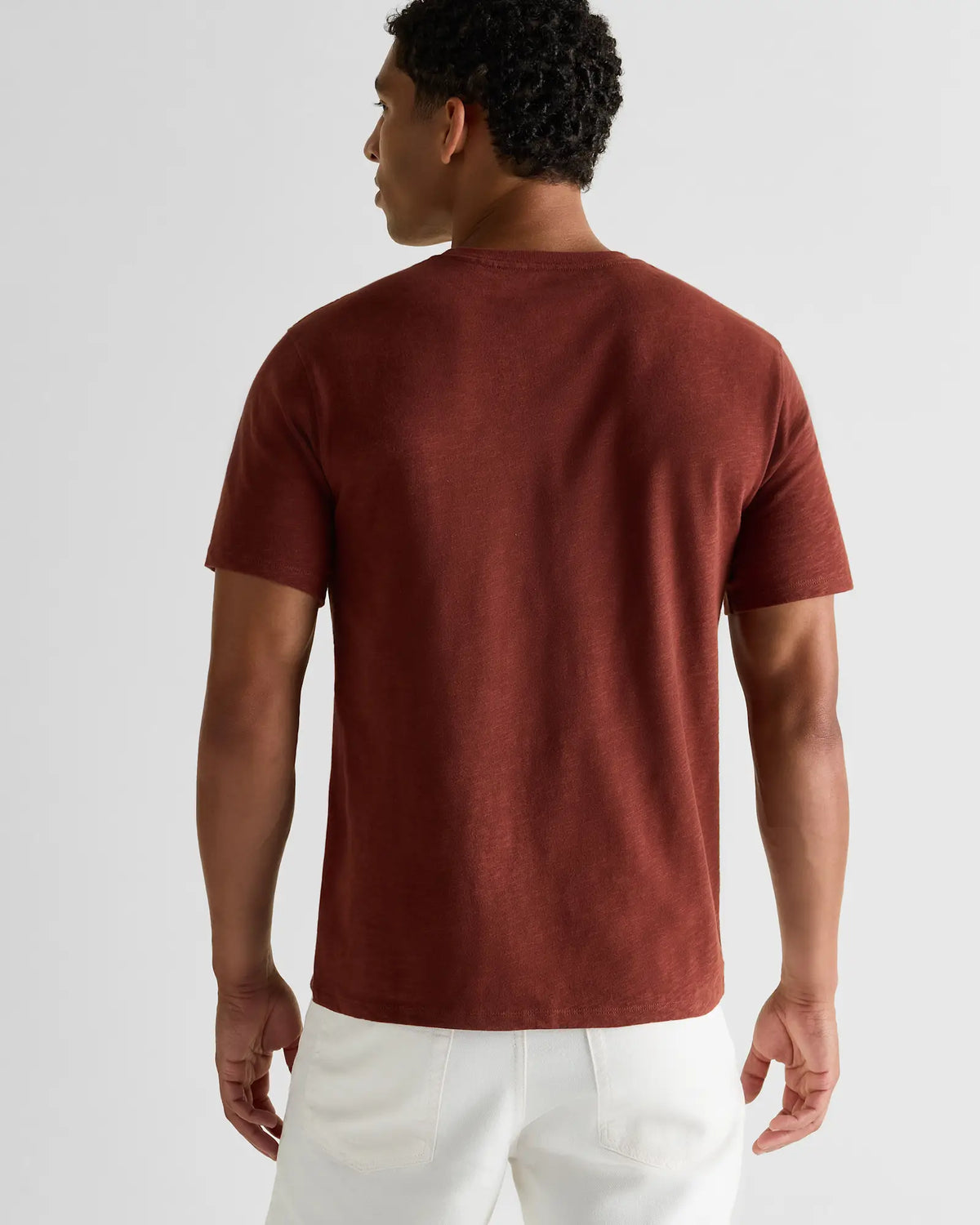 100% Organic Cotton Slub Crewneck Tee - US 8654