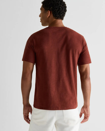 100% Organic Cotton Slub Crewneck Tee - US 8654
