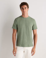 100% Organic Cotton Slub Crewneck Tee - US 9745