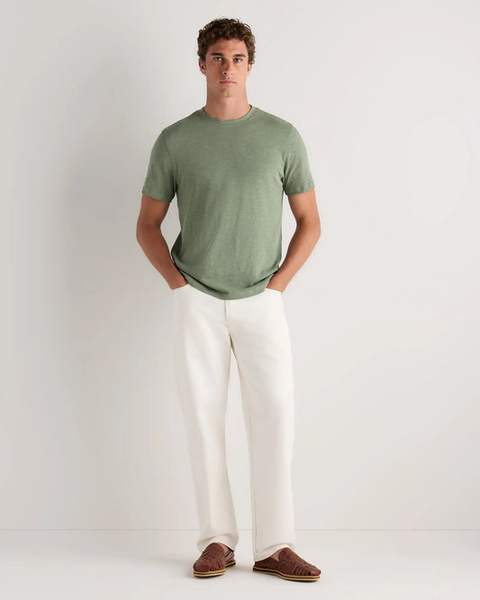 100% Organic Cotton Slub Crewneck Tee - US 9745