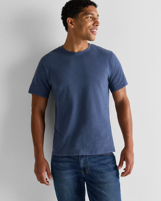 100% Organic Cotton Slub Crewneck Tee - US 0859