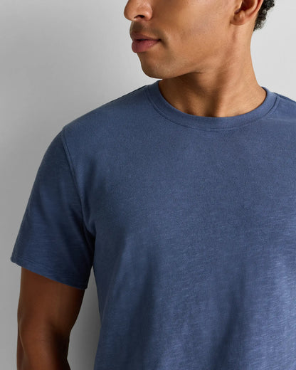 100% Organic Cotton Slub Crewneck Tee - US 0859