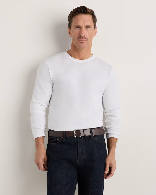 100% Organic Cotton Slub Long Sleeve Tee - US 7854