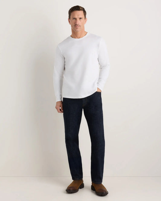 100% Organic Cotton Slub Long Sleeve Tee - US 7854