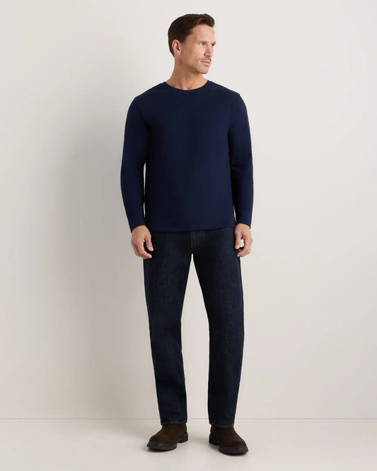 100% Organic Cotton Slub Long Sleeve Tee - US 9810