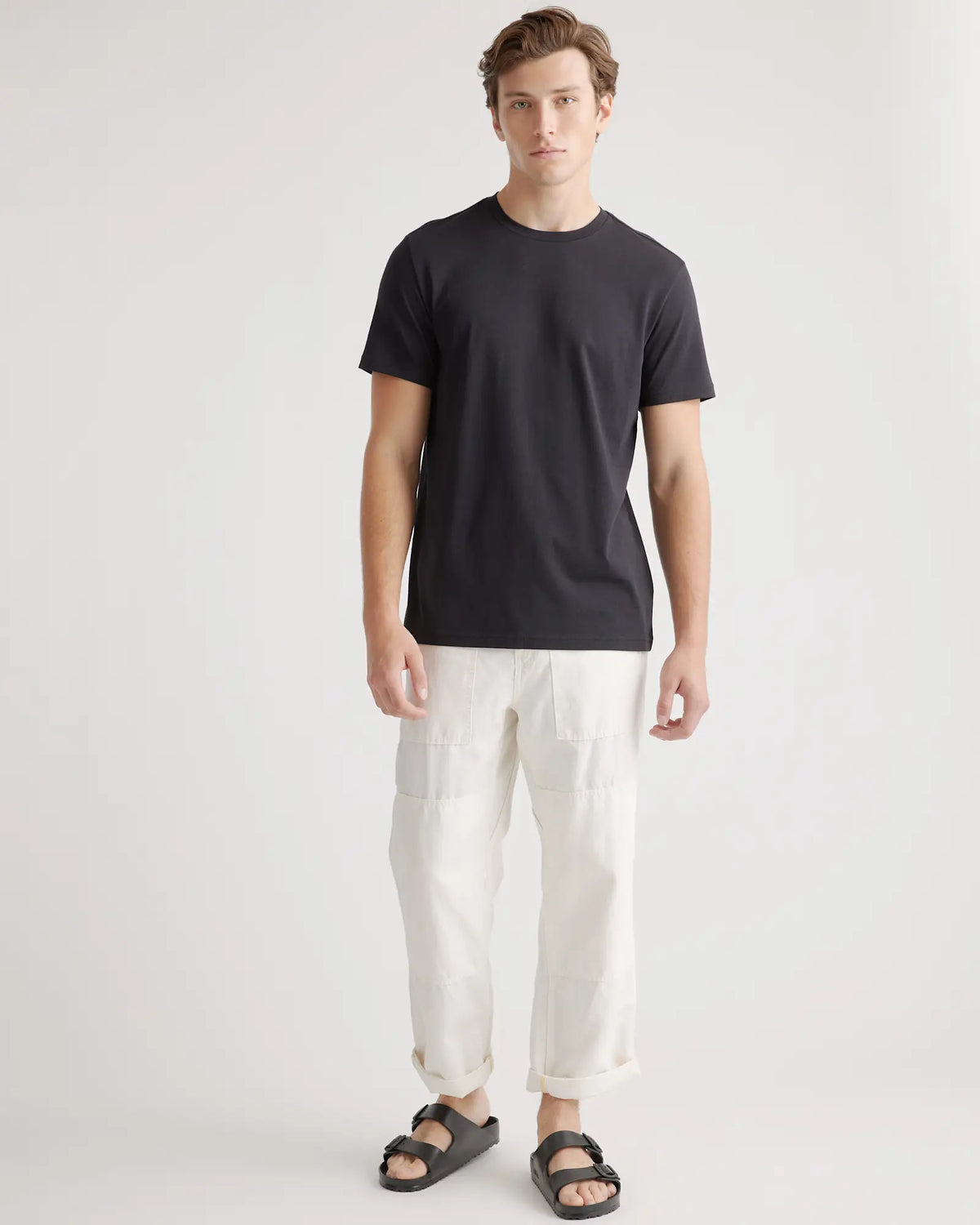 Cotton Modal Crew Neck Tee - US 1235