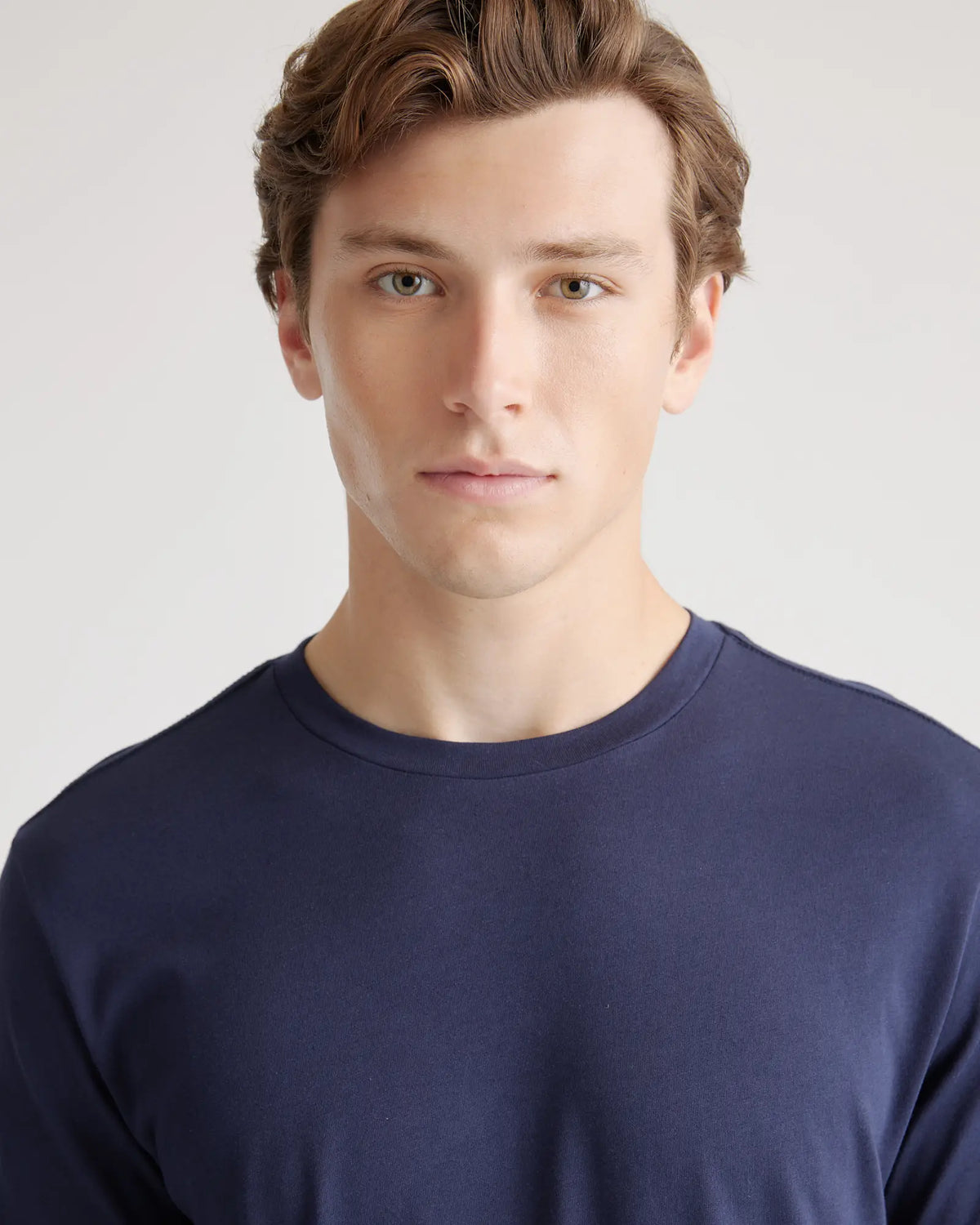 Cotton Modal Crew Neck Tee - US 4987