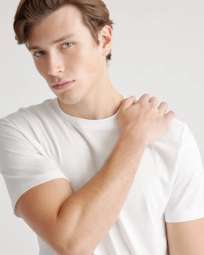 Cotton Modal Crew Neck Tee - US 7076