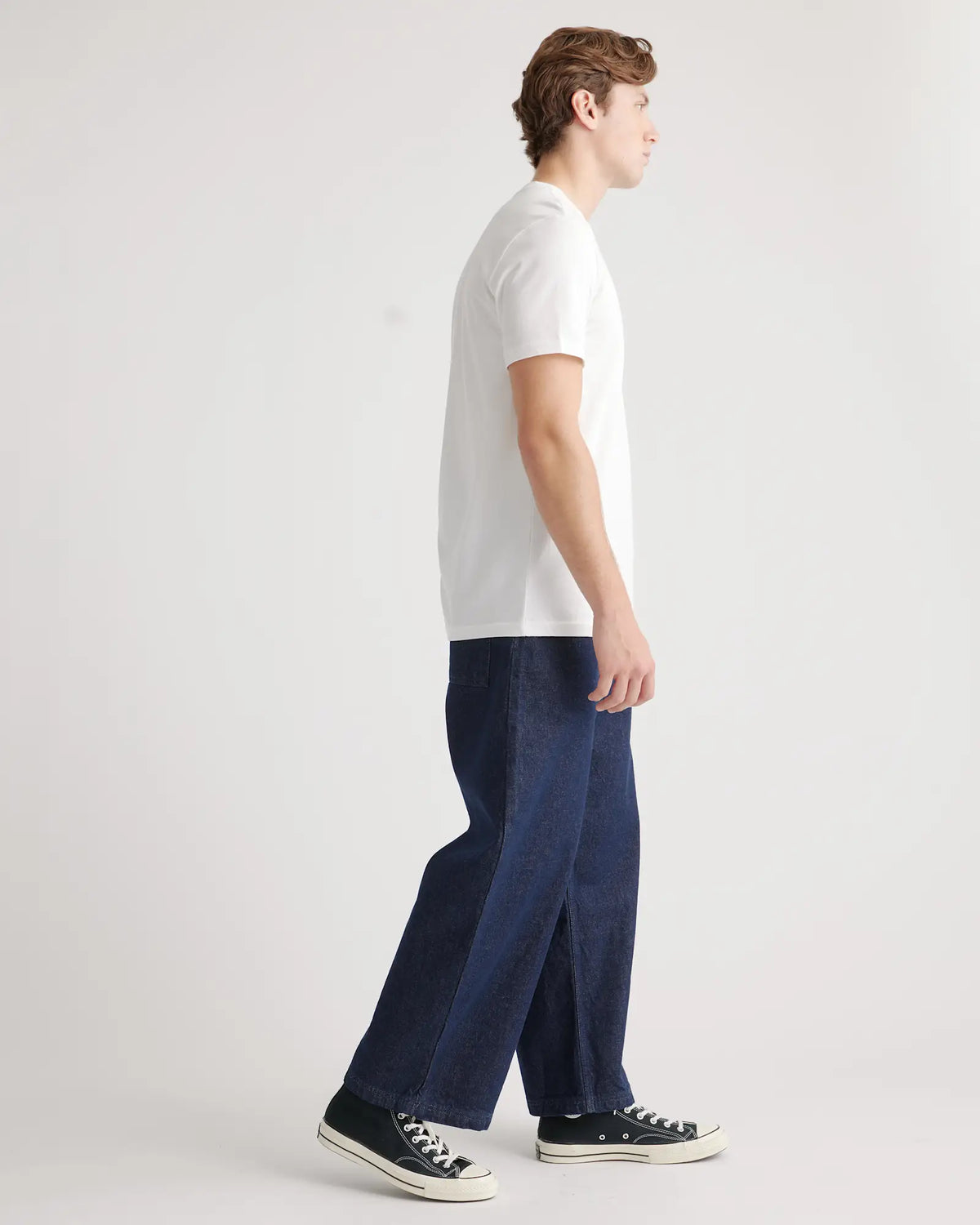 Cotton Modal Crew Neck Tee - US 7076