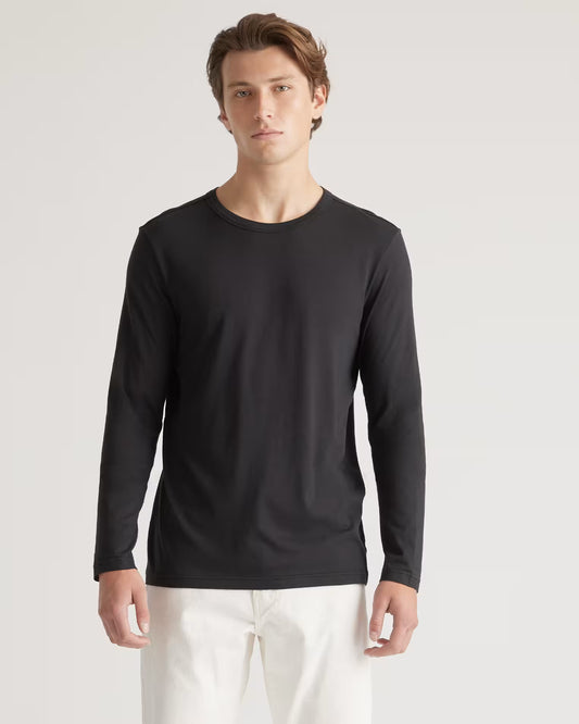 Cotton Modal Long Sleeve Tee - US 3797