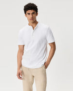 100% Organic Cotton Slub Henley Tee - US 9492