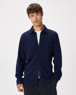 100% Organic Cotton Slub Long Sleeve Button Up Shirt - US 6316