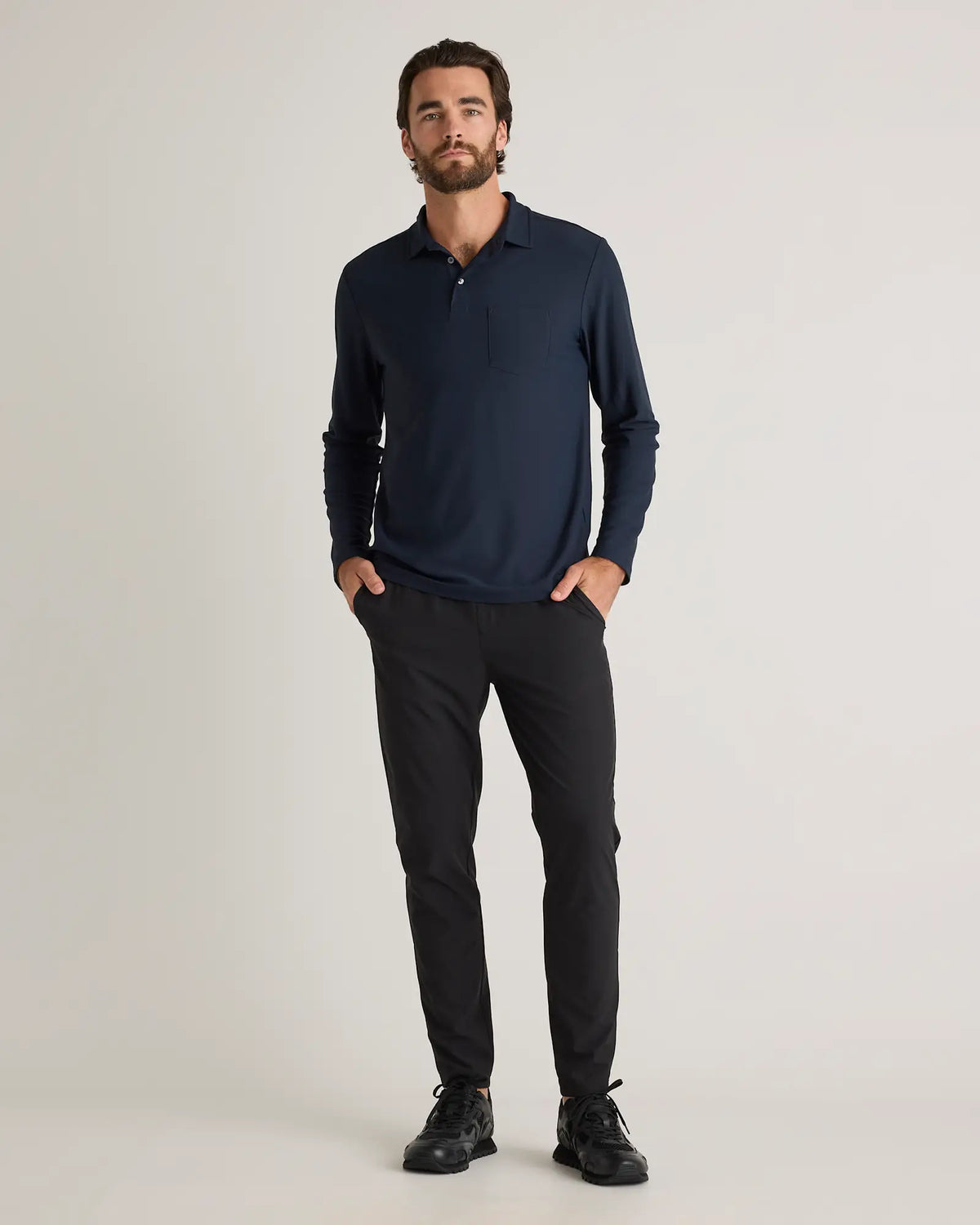ProPique Performance Long Sleeve Polo - US 4037