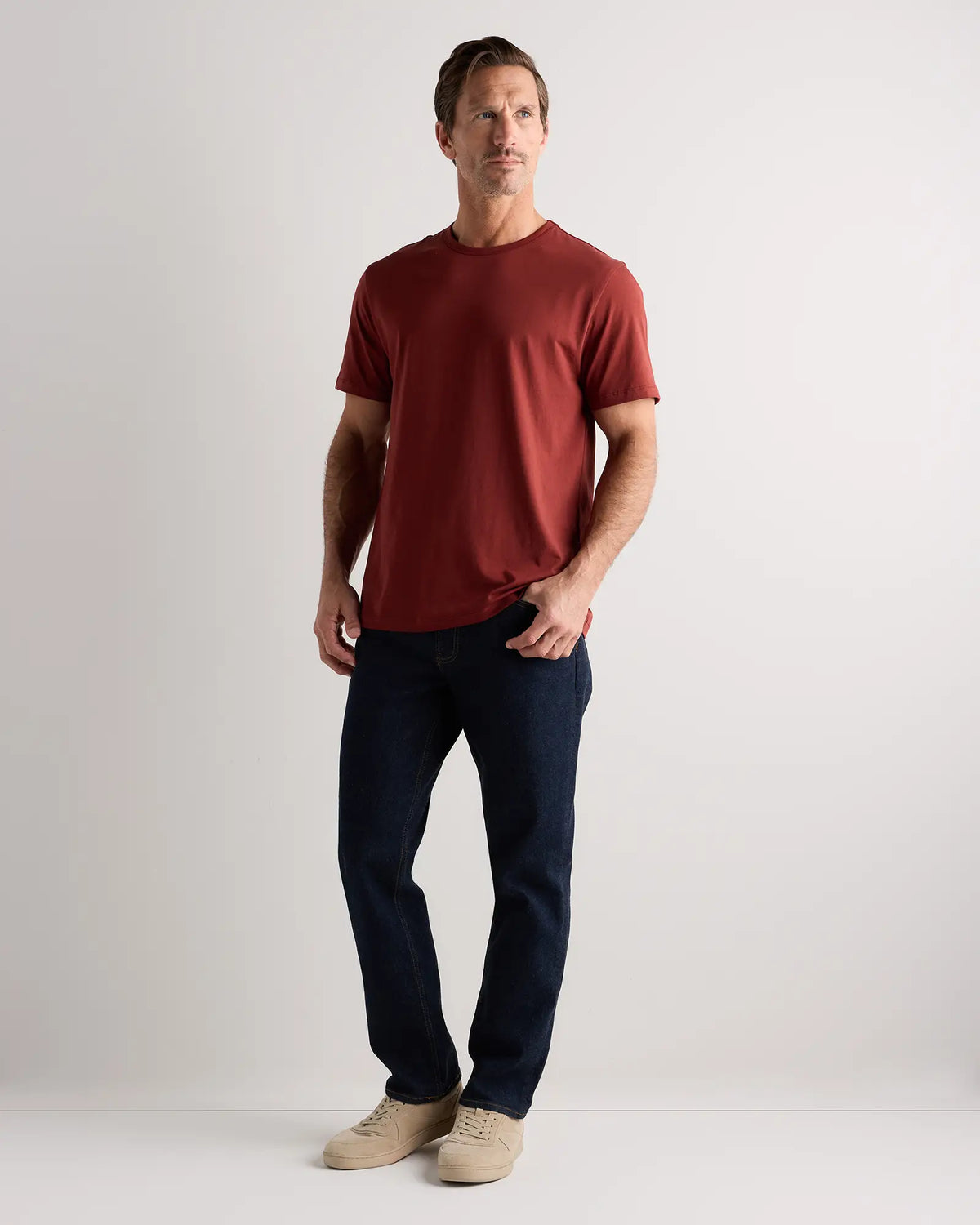 100% Pima Cotton Luxe Touch Tee - US 8002
