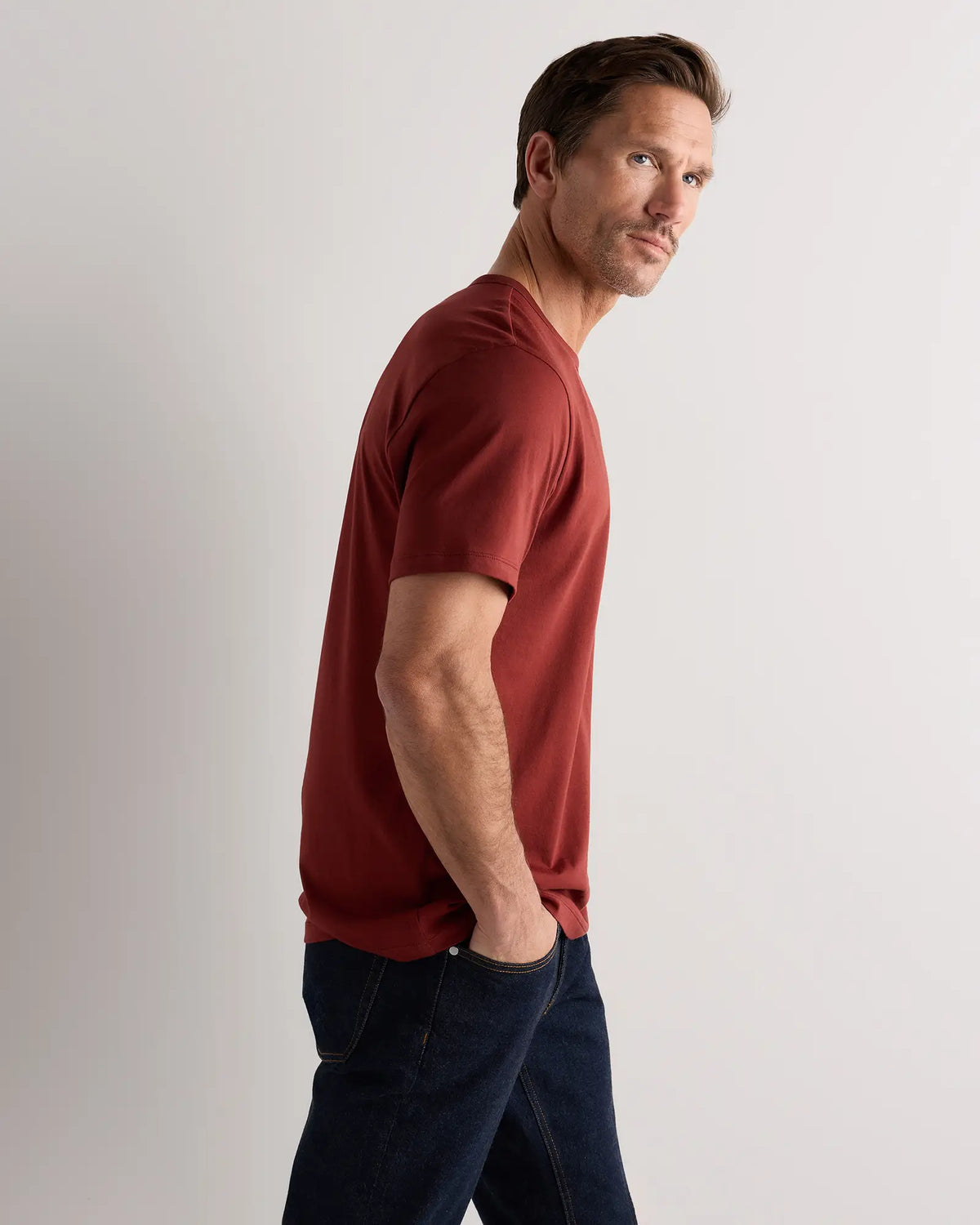 100% Pima Cotton Luxe Touch Tee - US 8002
