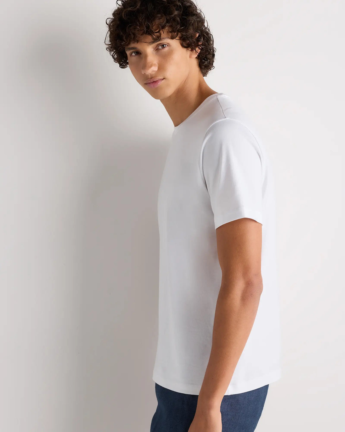 100% Pima Cotton Luxe Touch Tee - US 9459