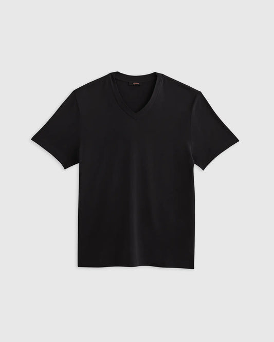 100% Pima Cotton Luxe Touch V-Neck Tee - US 2208