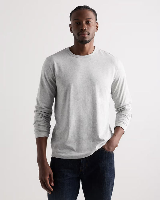100% Pima Cotton Luxe Touch Long Sleeve Tee - US 4001