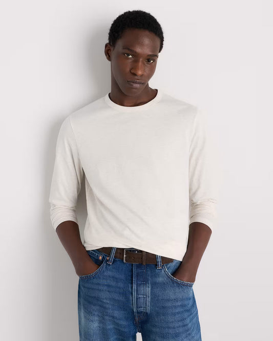 100% Pima Cotton Luxe Touch Long Sleeve Tee - US 6277