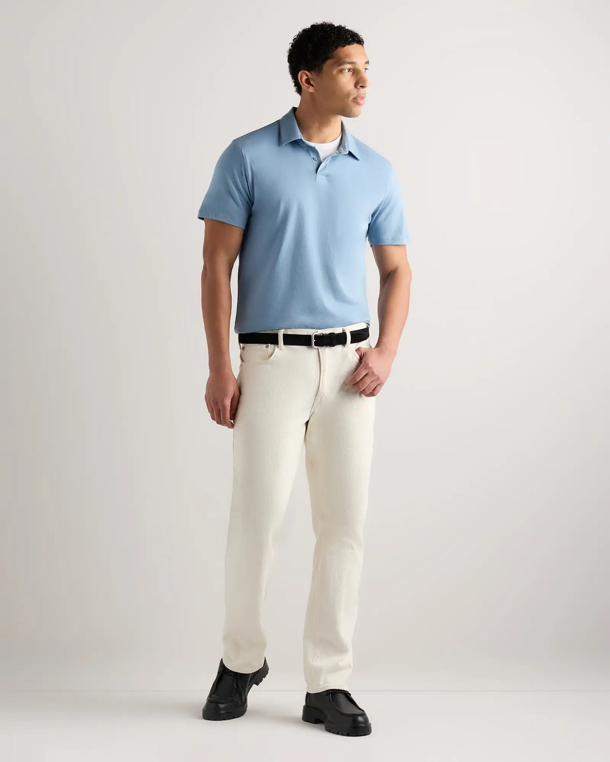 100% Pima Cotton Luxe Touch Polo - US 6866