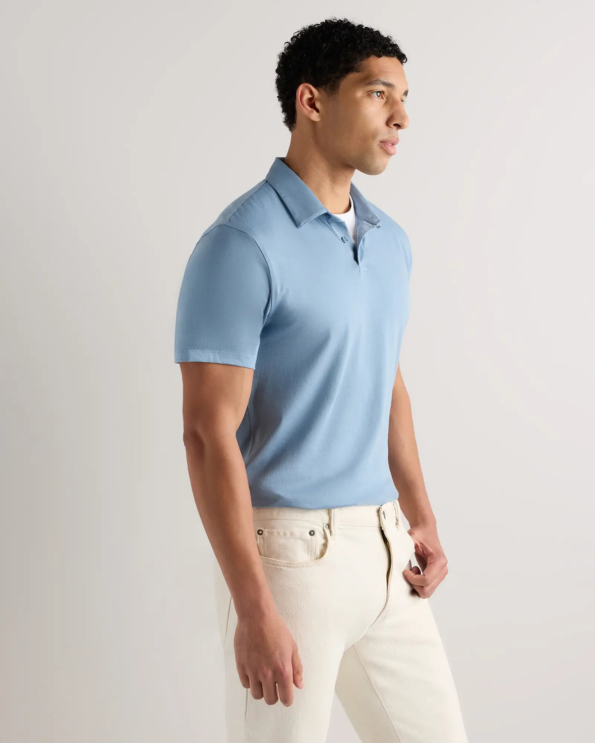 100% Pima Cotton Luxe Touch Polo - US 6866