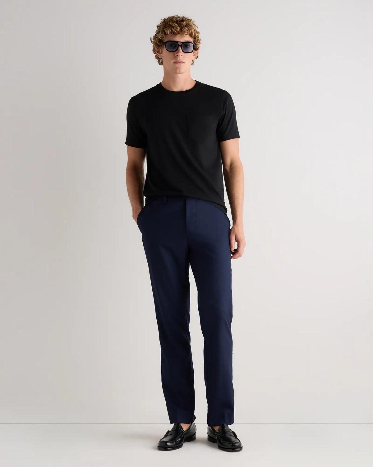 100% Pima Cotton Luxe Touch Pocket Tee - US 1241