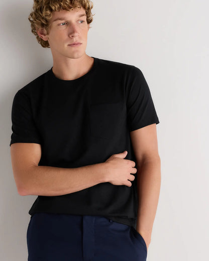 100% Pima Cotton Luxe Touch Pocket Tee - US 1241