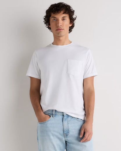 100% Pima Cotton Luxe Touch Pocket Tee - US 8644