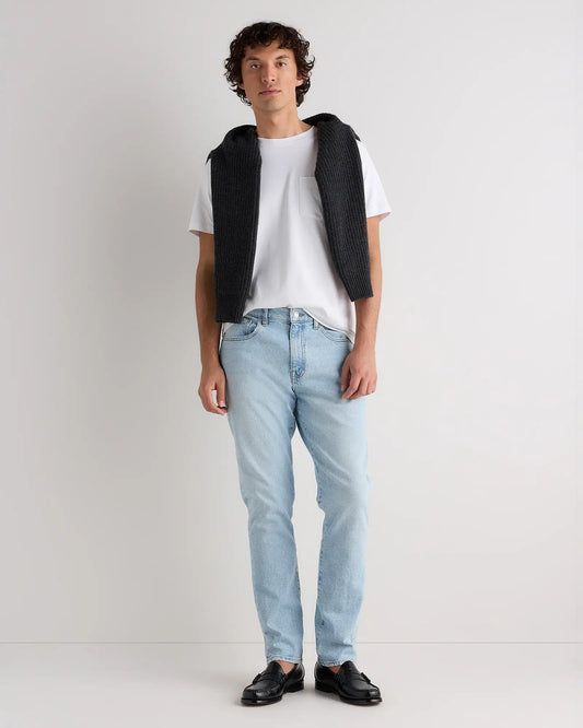 100% Pima Cotton Luxe Touch Pocket Tee - US 8644